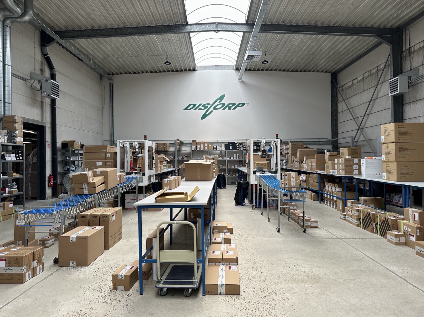 Picture of Discorp's warehouse