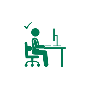 Good posture icon