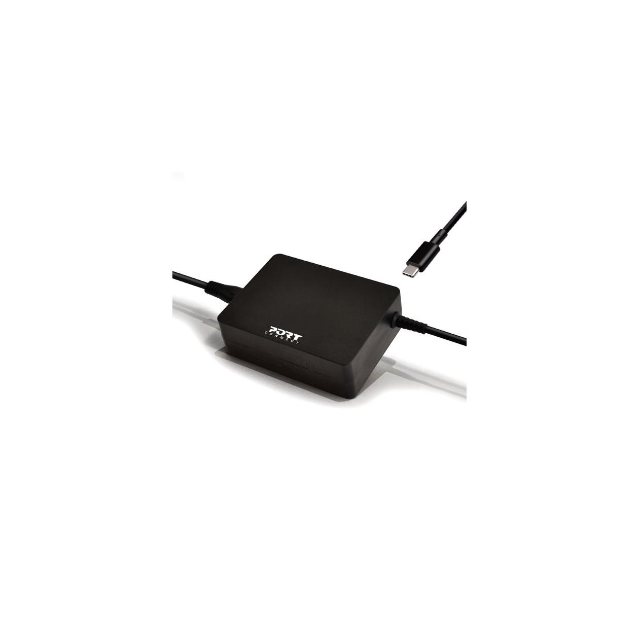 Port Designs 900098-EU power adapter/inverter Indoor 90 W Black