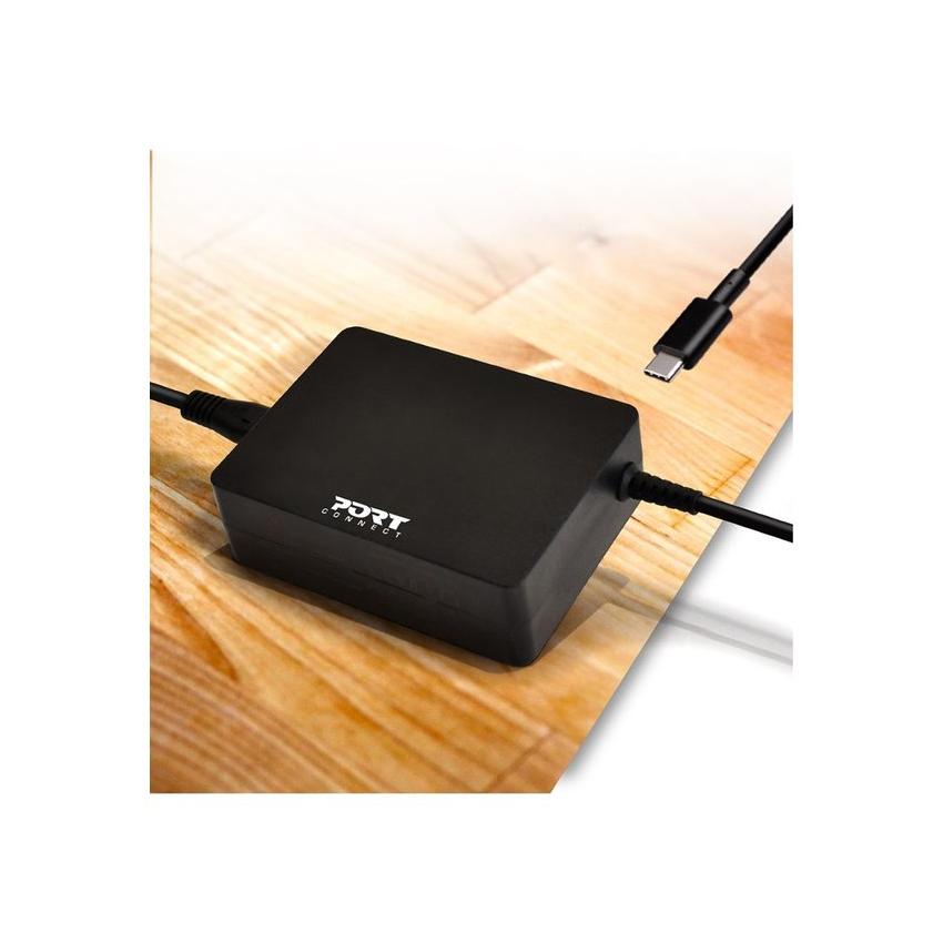 Port Designs 900098-EU power adapter/inverter Indoor 90 W Black