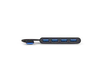 Port Designs 900121 interface hub USB 3.2 Gen 1 (3.1 Gen 1) Type-A 5000 Mbit/s Zwart 