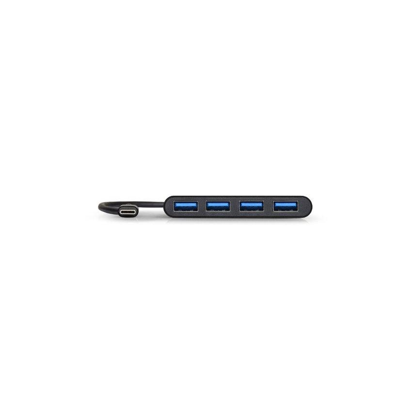 Port Designs 900123 interface hub USB 3.2 Gen 1 (3.1 Gen 1) Type-C 5000 Mbit/s Zwart 