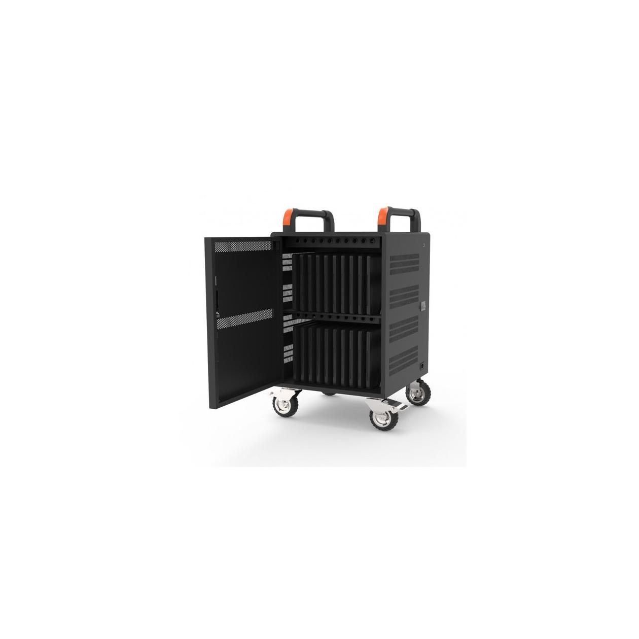Port Designs 901973 portable device management cart/cabinet Kast voor draagbaar apparaatbeheer Zwart 