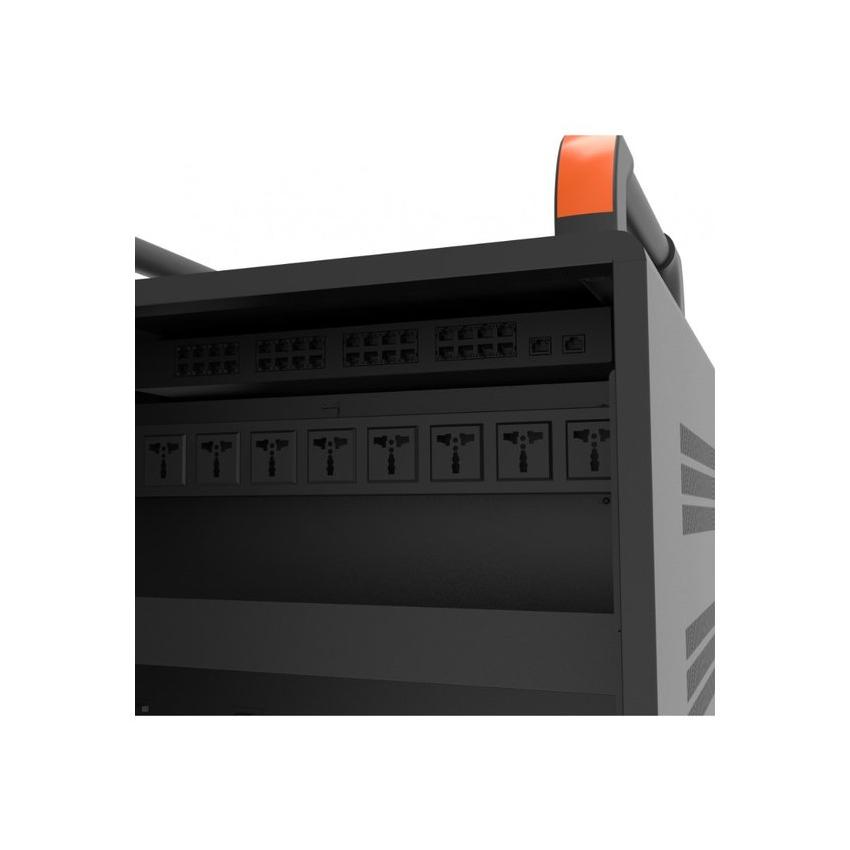 Port Designs 901973 portable device management cart/cabinet Kast voor draagbaar apparaatbeheer Zwart 