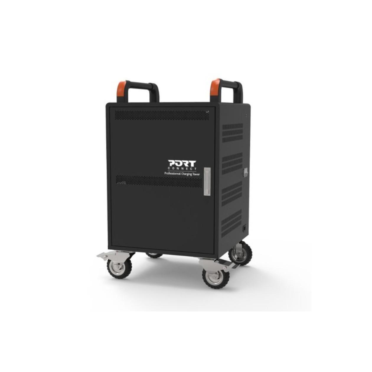 Port Designs 901973 portable device management cart/cabinet Kast voor draagbaar apparaatbeheer Zwart 