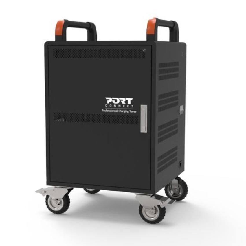 Port Designs 901973 portable device management cart/cabinet Kast voor draagbaar apparaatbeheer Zwart 