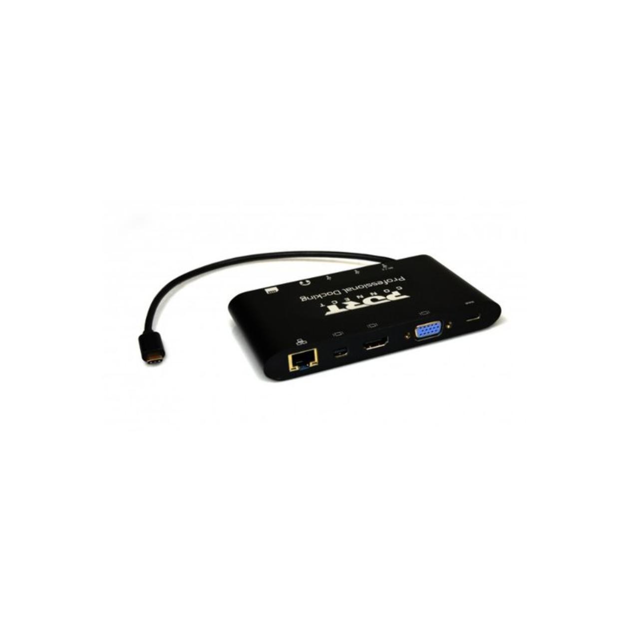 Port Designs 901906 interface hub USB 3.2 Gen 1 (3.1 Gen 1) Type-C 5000 Mbit/s Black