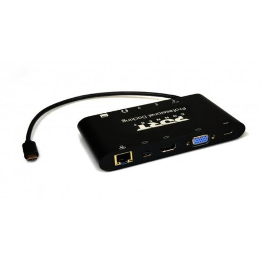 Port Designs 901906 interface hub USB 3.2 Gen 1 (3.1 Gen 1) Type-C 5000 Mbit/s Black