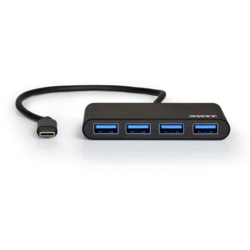 Port Designs 900123 interface hub USB 3.2 Gen 1 (3.1 Gen 1) Type-C 5000 Mbit/s Black