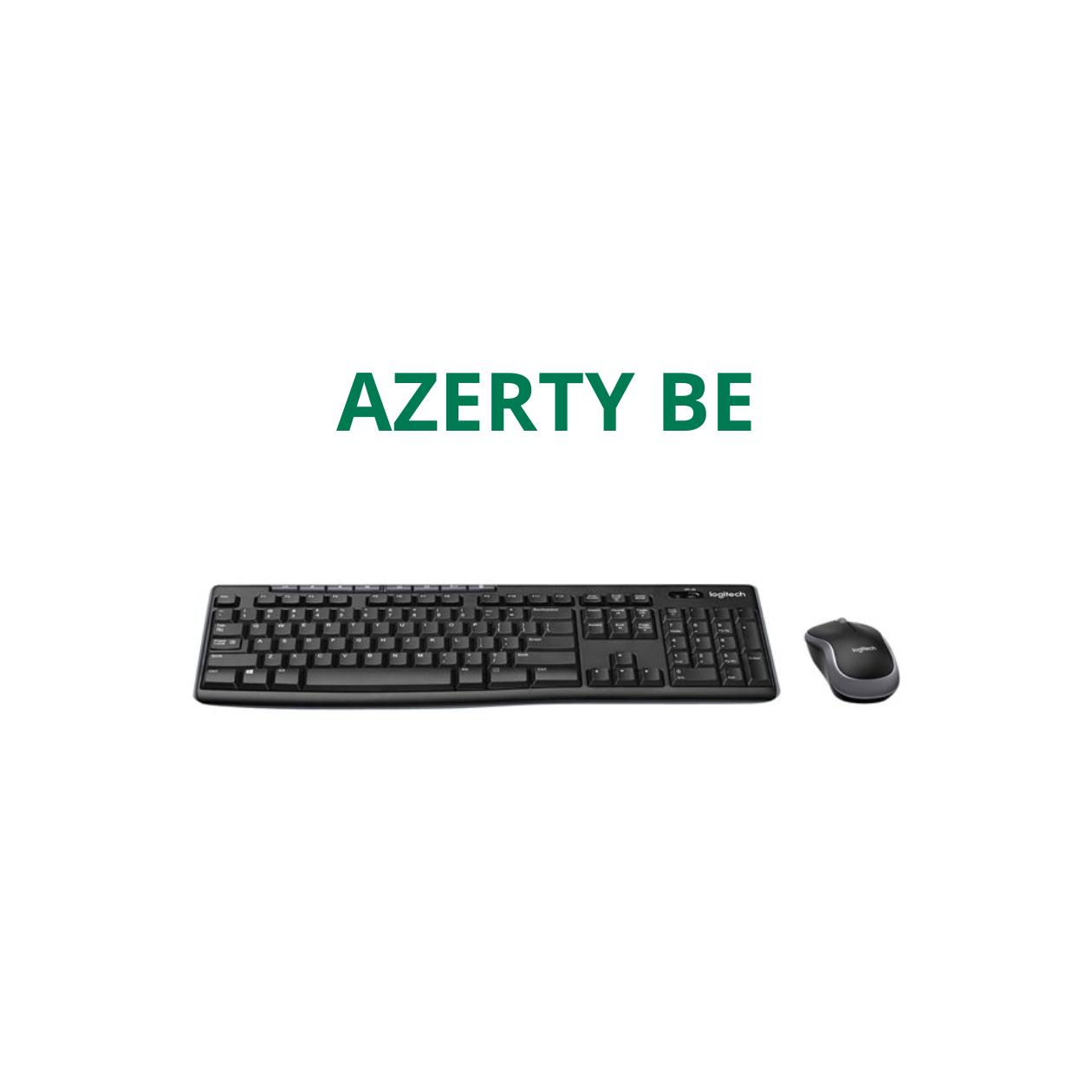 Logitech MK270 Wireless Combo - Keyboard and mouse set - wireless - 2.4 GHz - Belgium