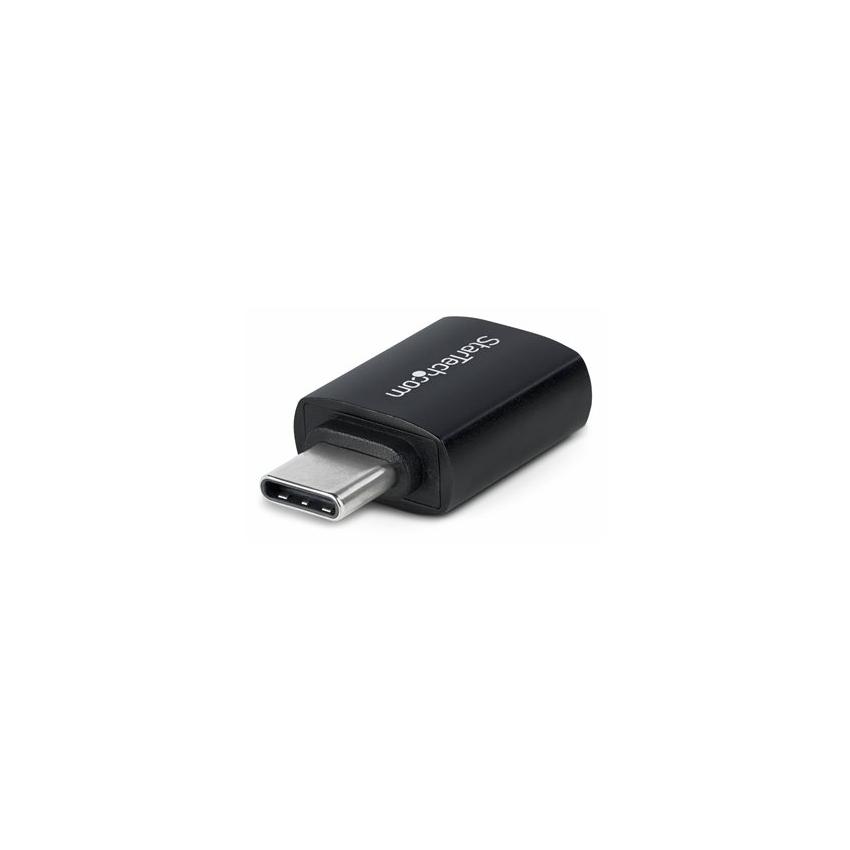 StarTech.com USB-C to USB-A Adapter, USB 5Gbps, Compact USB-C Male to USB-A Female Adapter, Durable Metal Housing, M/F - USB adapter - 24 pin USB-C (M) to USB (F) - USB 3.2 Gen 1 - 5 V - 3 A - passive, up to 5 Gbps data transfer rate - black
