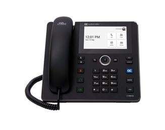 AudioCodes Teams C455HD IP Phone PoE GbE with external power supply black