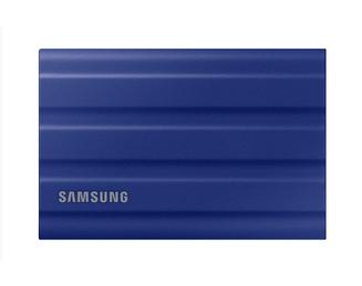 Samsung T7 Shield MU-PE1T0R - SSD - encrypted - 1 TB - external (portable) - USB 3.2 Gen 2 (USB-C connector) - 256-bit AES - blue