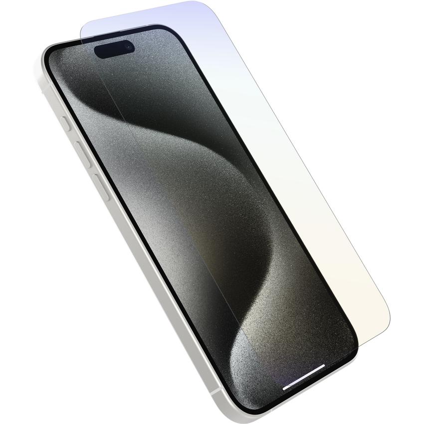 OtterBox Premium Pro Glass Antimicrobial Blue Light Apple iPhone 15 Pro Max - clear