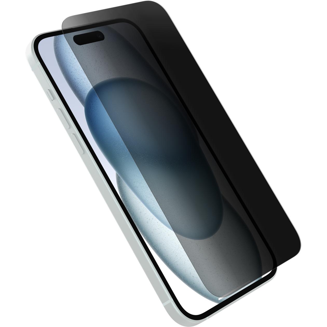 OtterBox Premium Pro Glass Antimicrobial Privacy Apple iPhone 15 Plus - clear