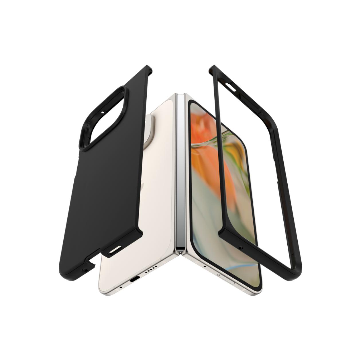 OtterBox Thin Flex Series - Back cover for mobile phone - polycarbonate - black - for Google Pixel 9 Pro Fold