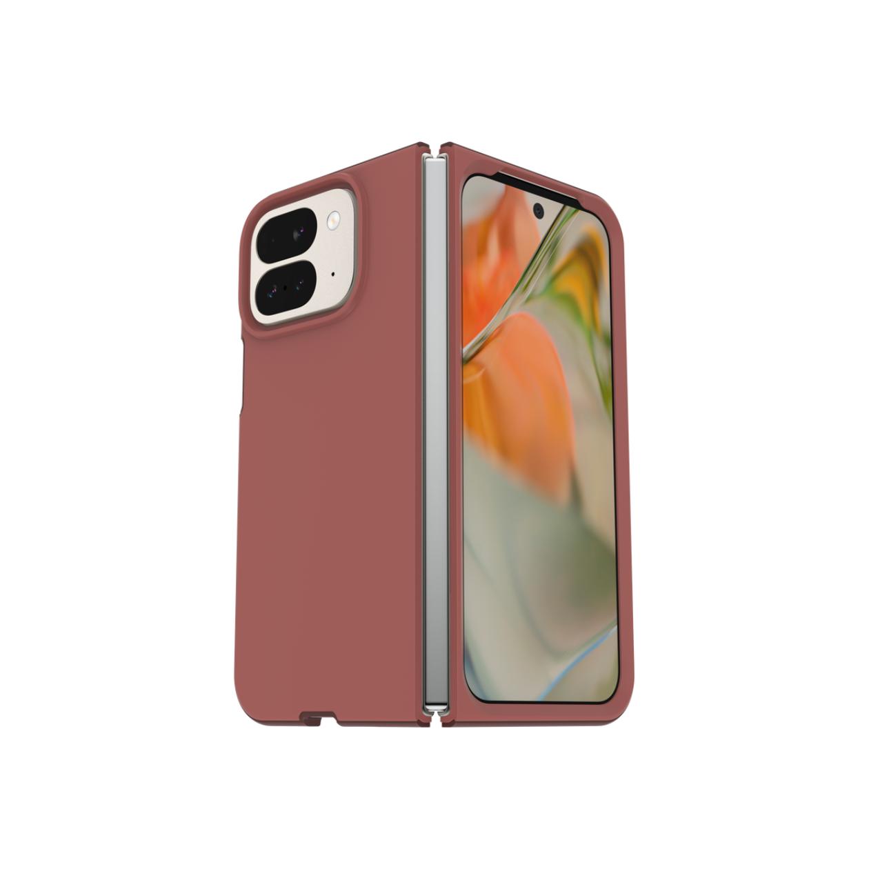 OtterBox Thin Flex Series - Back cover for mobile phone - polycarbonate - brick red - for Google Pixel 9 Pro Fold