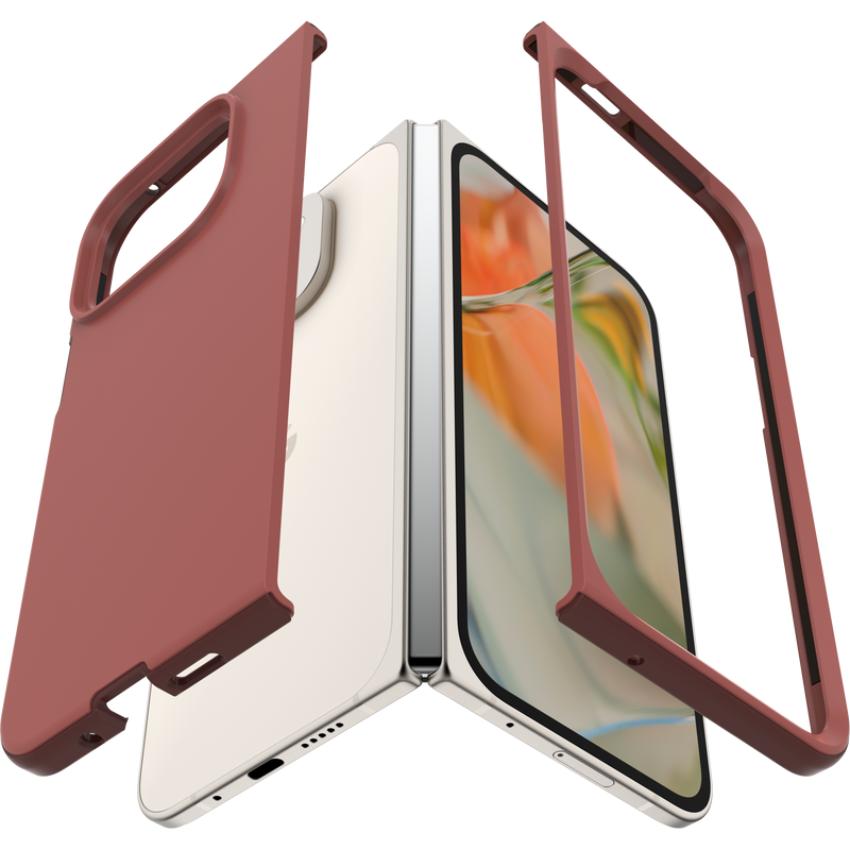 OtterBox Thin Flex Series - Back cover for mobile phone - polycarbonate - brick red - for Google Pixel 9 Pro Fold