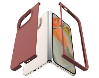OtterBox Thin Flex Series - Back cover for mobile phone - polycarbonate - brick red - for Google Pixel 9 Pro Fold