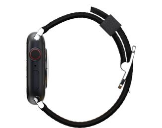 OtterBox Symmetry - Band for smart watch - 45/44/42mm, cactus leather - noir ash