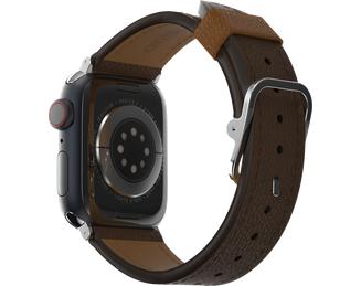 OtterBox Symmetry - Band for smart watch - 45/44/42mm, cactus leather - rich adobe - for Apple Watch Hermès Series 9, Series 10, Series 8, Series 9, Ultra, Ultra 2