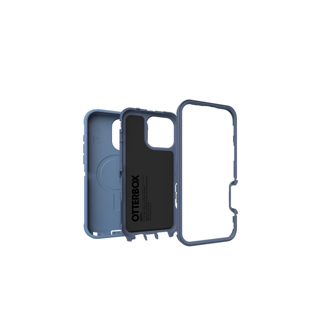 OtterBox Defender MagSafe Apple iPhone 16 Pro Max Baby Blue Jeans - blue