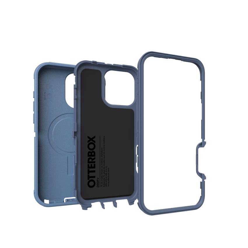OtterBox Defender MagSafe Apple iPhone 16 Pro Max Baby Blue Jeans - blue