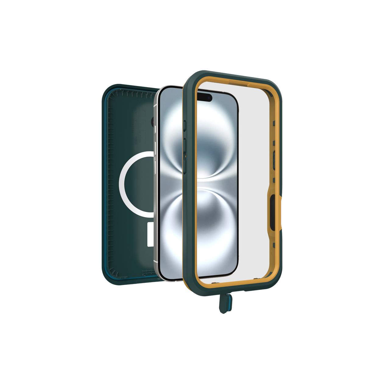 OtterBox Fre MagSafe Apple iPhone 16 Submerge - green