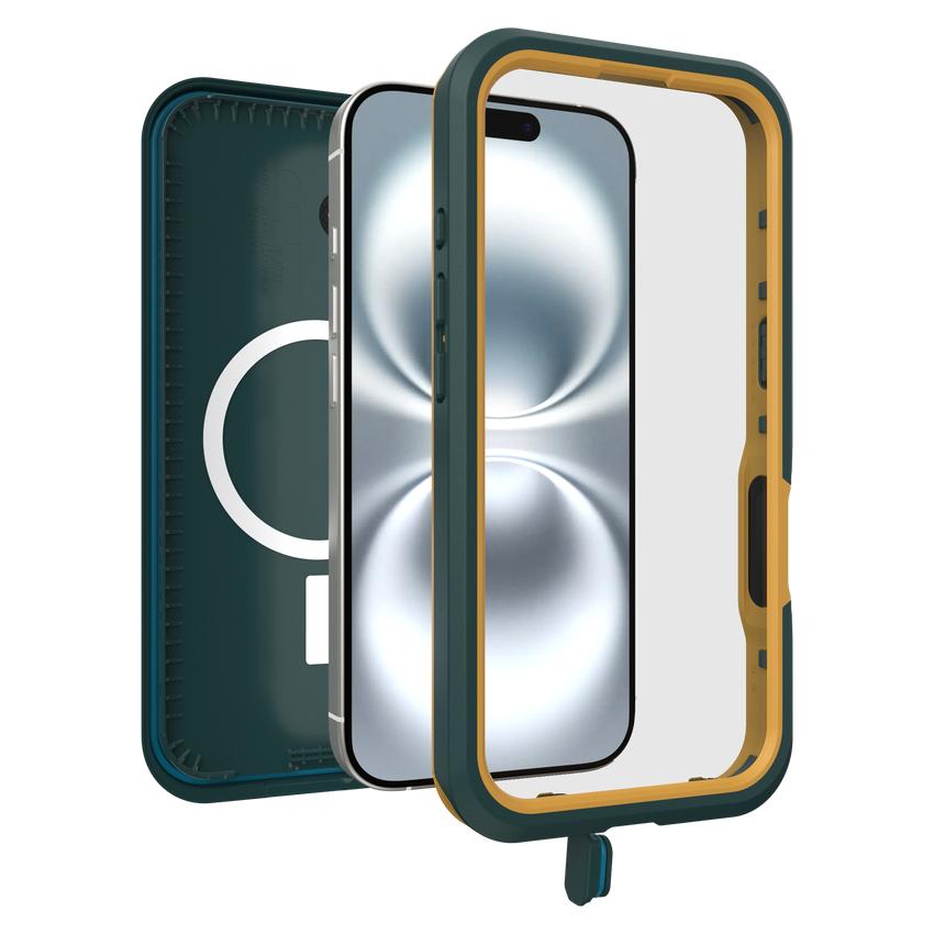 OtterBox Fre MagSafe Apple iPhone 16 Submerge - green