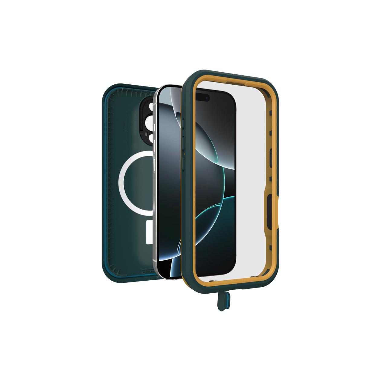 OtterBox Fre MagSafe Apple iPhone 16 Pro Submerge - green