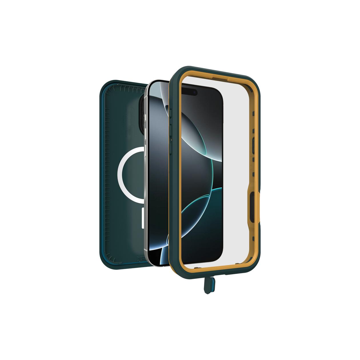 OtterBox Fre MagSafe Apple iPhone 16 Pro Max Submerge - green