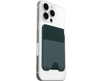 OtterBox Symmetry Series - Wallet for credit card - MagSafe compatibility - cactus leather, polyurethane - sagebrush (green)