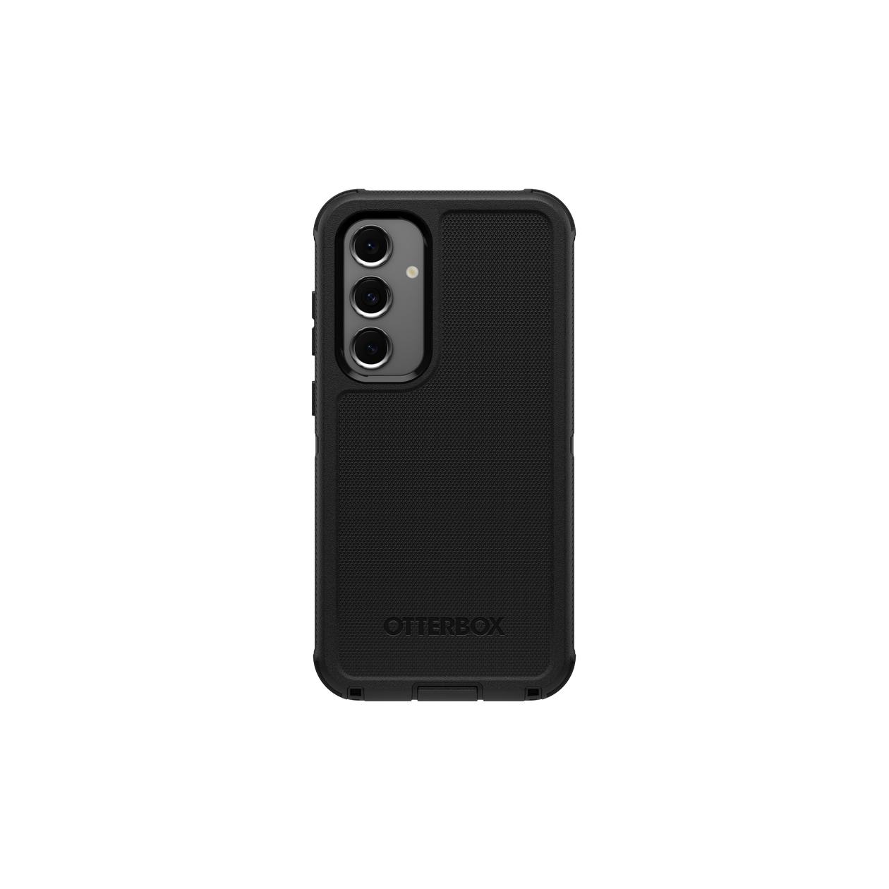 OtterBox Defender Series - Back cover for mobile phone - silicone - black - for Samsung Galaxy S24 FE