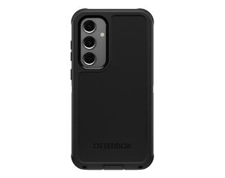 OtterBox Defender Series - Back cover for mobile phone - silicone - black - for Samsung Galaxy S24 FE