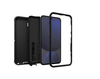 OtterBox Defender Series - Back cover for mobile phone - silicone - black - for Samsung Galaxy S24 FE