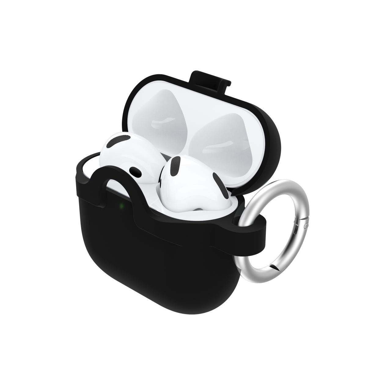 OtterBox - Case cover for wireless earbuds charging case - black crystal - for Apple AirPods 4