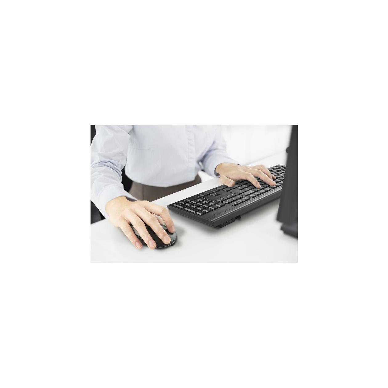 KM270 EQ Rechargeable Wireless Keyboard & Mouse Set - Belgium Azerty