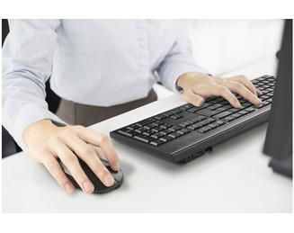 KM270 EQ Rechargeable Wireless Keyboard & Mouse Set - Belgium Azerty