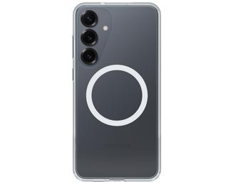 OtterBox Symmetry Series Clear - Back cover for mobile phone - with magnets - polycarbonate layer, thermoplastic elastomer (TPE) - clear - for Samsung Galaxy S25+
