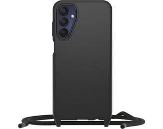 OtterBox React Series - Back cover for mobile phone - necklace - black - for Samsung Galaxy A15, A15 5G