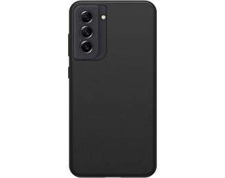 OtterBox React Series - Back cover for mobile phone - polyurethane, polycarbonate - black - for Samsung Galaxy S21 FE 5G