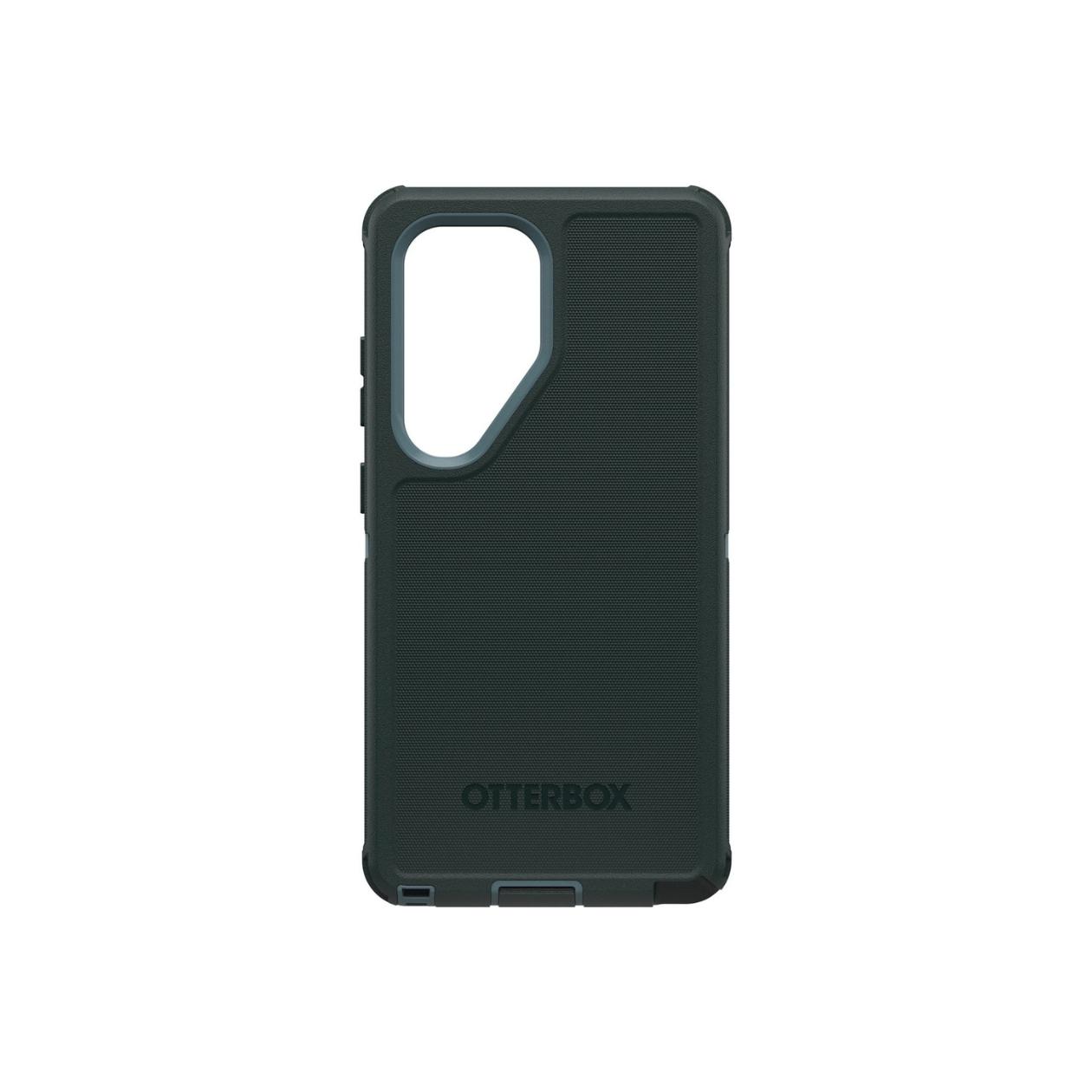 OtterBox Defender Series - Back cover for mobile phone - rugged - reinforced corners - silicone, memory foam - sagebrush (green) - for Samsung Galaxy S25 Ultra