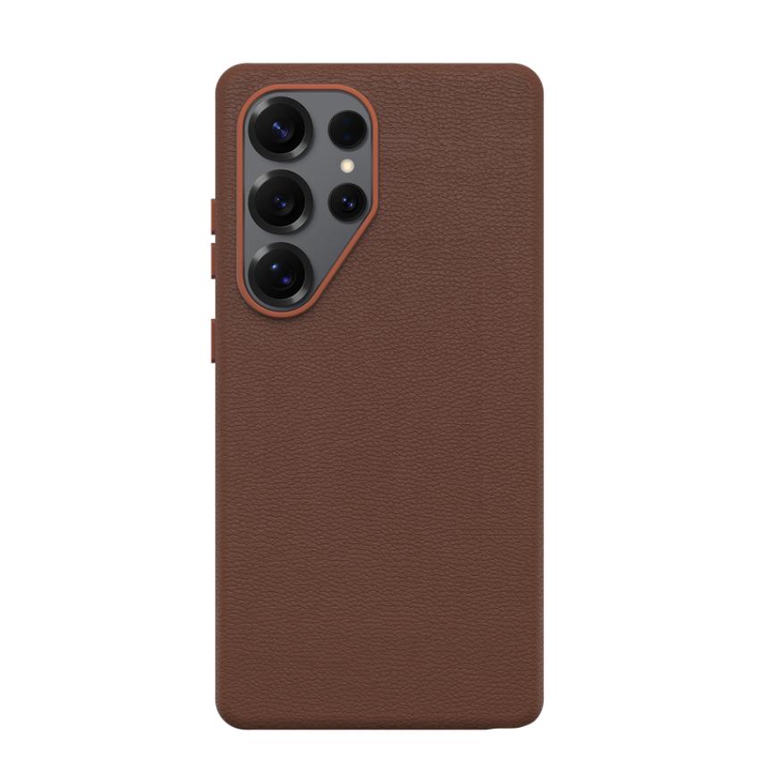 OtterBox Symmetry Series - Back cover for Samsung Galaxy S25 Ultra - leather