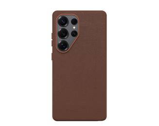 OtterBox Symmetry Series - Back cover for mobile phone - cactus leather - rich adobe (brown) - for Samsung Galaxy S25 Ultra