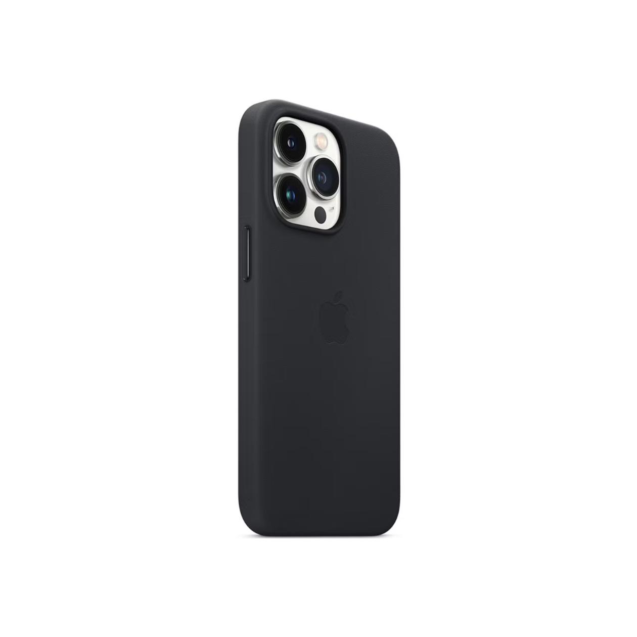 Apple Leren Backcover met MagSafe voor Apple iPhone 13 Pro Max - Midnight