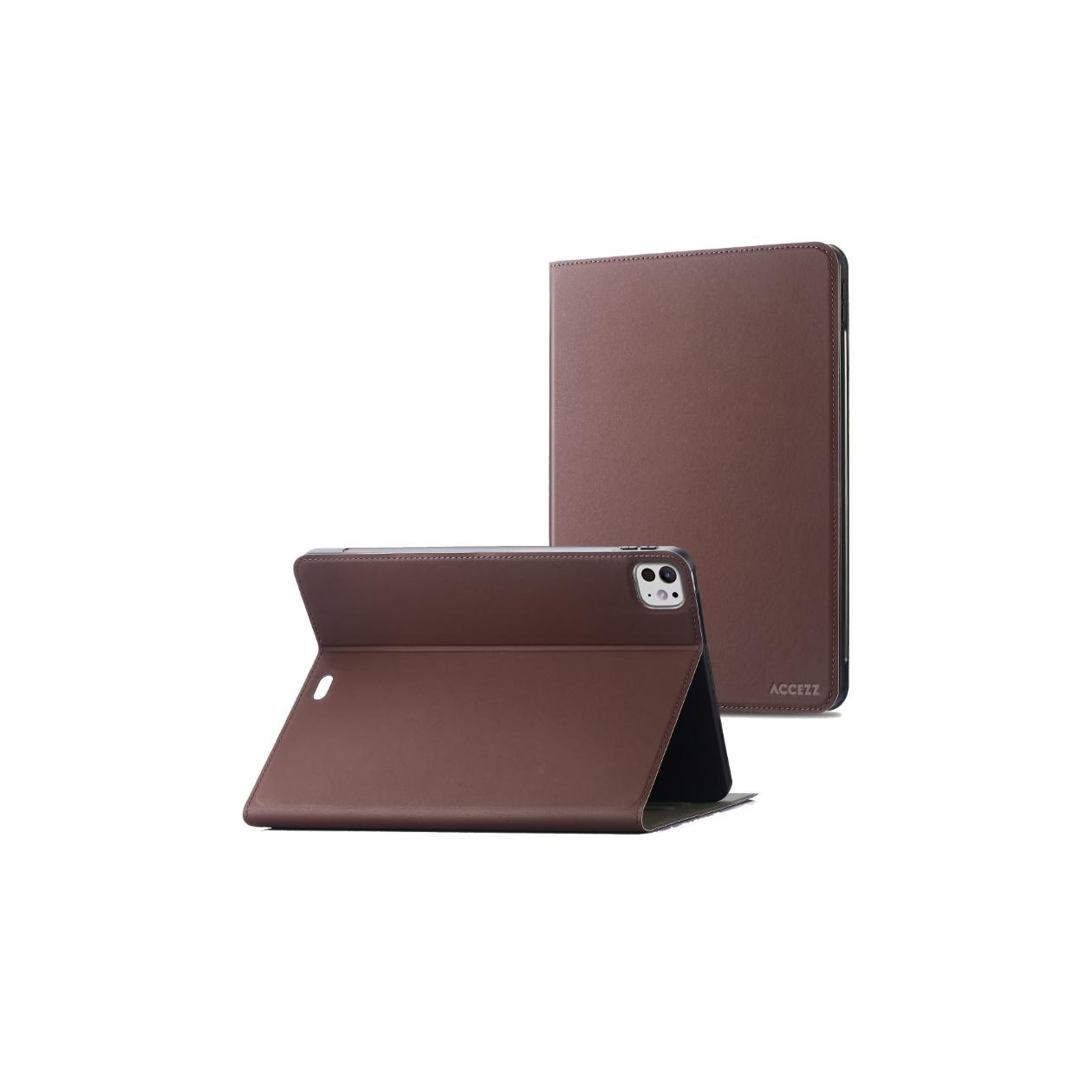 Accezz Classic Tablet Case for Apple iPad Pro 13 (2024) M4 - Brown