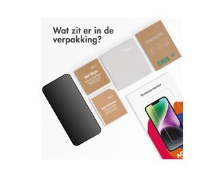 Accezz Gehard Glas Privacy Screenprotector voor de Apple iPhone 14 Pro / 15 / 16 