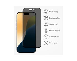 Accezz Tempered Glass Privacy Screen Protector for the Apple iPhone 17 / 17 Pro / 16 Pro