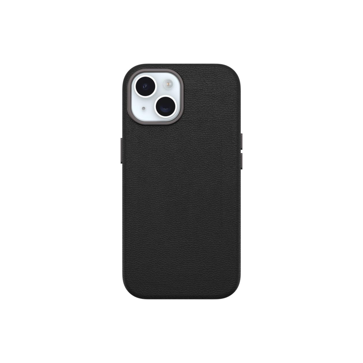 OtterBox Symmetry Cactus Leather Apple iPhone 15/iPhone 14/iPhone 13 Noir Ash - black