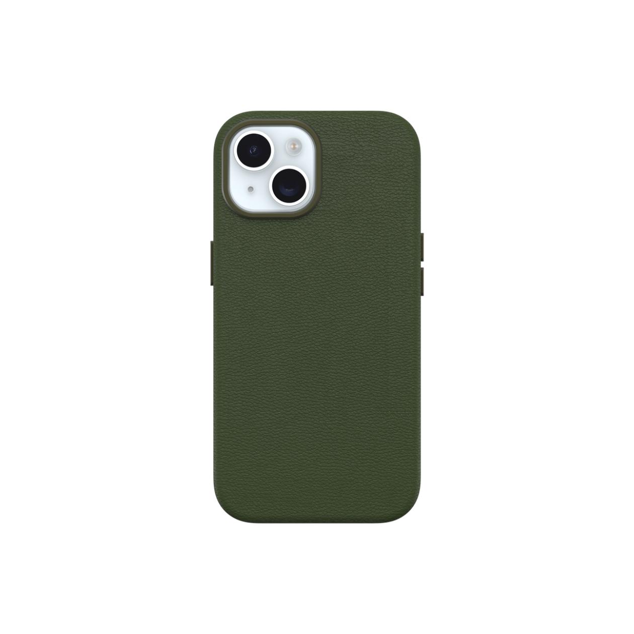 OtterBox Symmetry Cactus Leather Apple iPhone 15/iPhone 14/iPhone 13 Cactus Groove - green